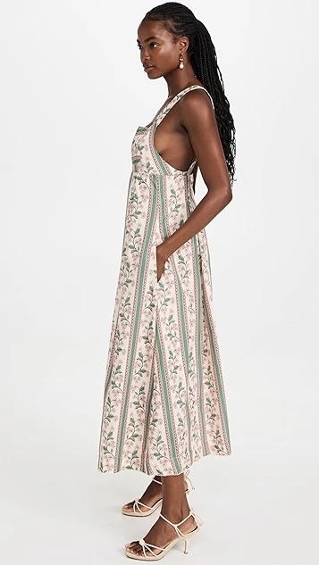 Agua By Agua Bendita Hortensia Golondrina Midi Dress 3 Agua By Agua Bendita Hortensia Golondrina Midi Dress - Image 3