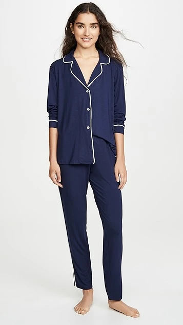 Eberjey Gisele PJ's The Tuxedo PJ Set 1 Eberjey Gisele PJ's The Tuxedo PJ Set