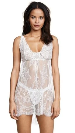 Hanky Panky Victoria Lace Chemise With G-String -Eberje Style hanky4085211776 q6 2 0. UX357 QL90