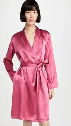 La Perla Silk Short Robe -Eberje Style laper3034713254 1642007150271 2 0. UX357 QL90