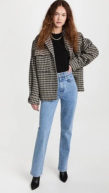 LE JEAN High Rise Sabine Straight Jeans 4 LE JEAN High Rise Sabine Straight Jeans - Image 4