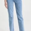 LE JEAN High Rise Sabine Straight Jeans