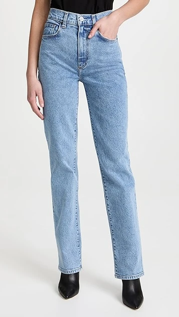 LE JEAN High Rise Sabine Straight Jeans 1 LE JEAN High Rise Sabine Straight Jeans