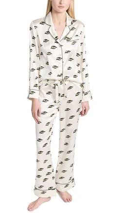 Olivia Von Halle Lila PJ Set -Eberje Style ohall3016533279 1670538825929 2 0. UX357 QL90