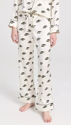 Olivia Von Halle Lila PJ Set -Eberje Style ohall3016533279 1670538826140 2 0. UX357 QL90