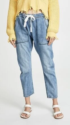 One Teaspoon Shabbies Drawstring Boyfriend Jeans