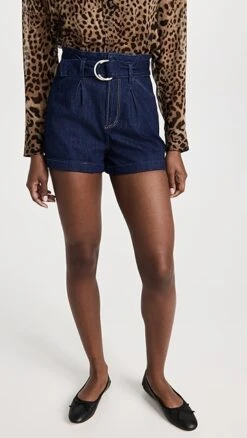 PAIGE Pleated Carly Shorts -Eberje Style pdeni4160624364 1675898317875 2 0. UX357 QL90